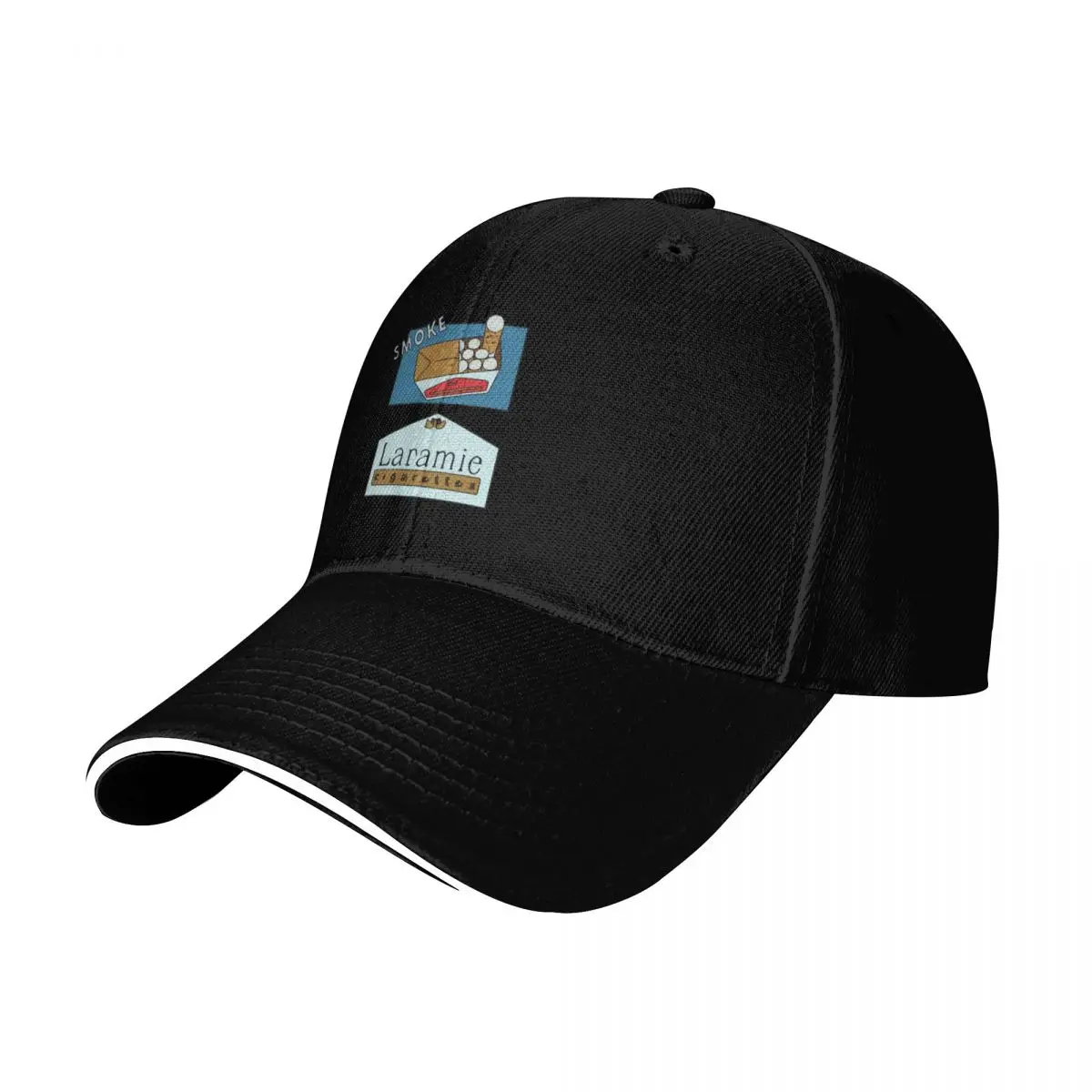 Laramie Cigarettes Ad Baseball Cap Strapback Dad Hat Six Panel Structured Crown Sun Protection UPF 50+