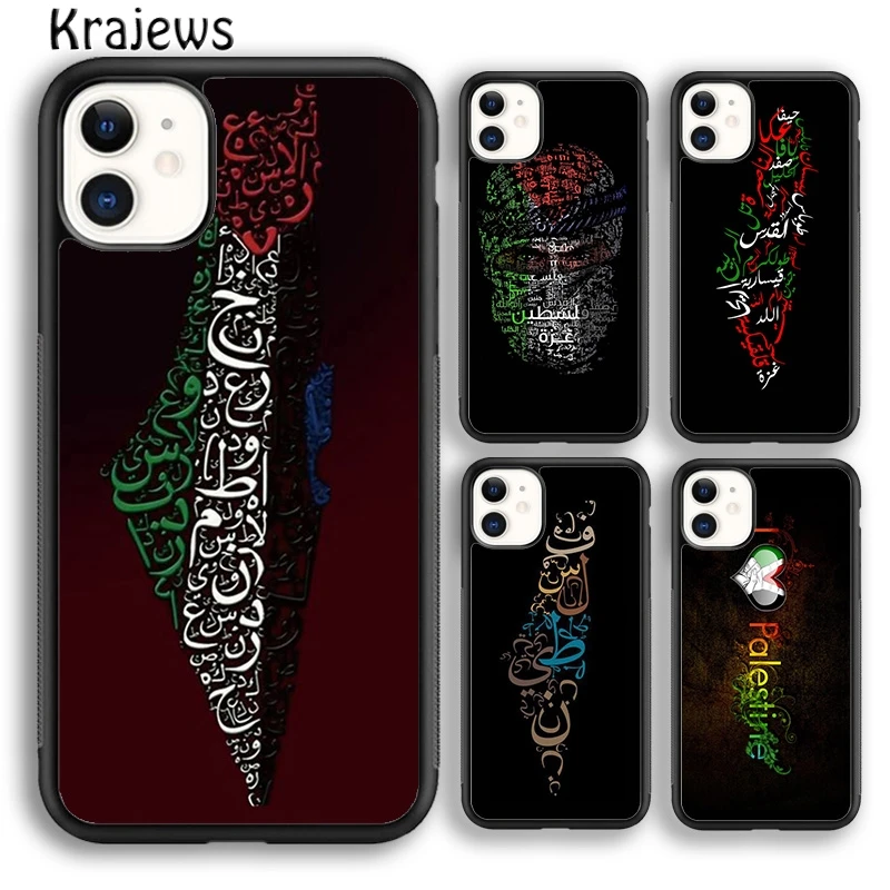 

Чехол для телефона Krajews Love Free с флагом P-ppalestine для iPhone 17 Air 15 14 plus 11 12 13 pro max Plus coque Fundas