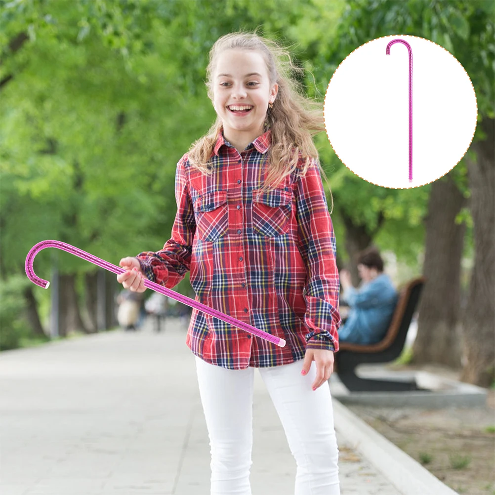 

2Pcs 60cm Dance Crutches Jazz Performance Halloween Costume Accessory Walking Stick Prop Fancy Canes