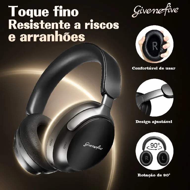 QC55 Quiet Conforto Auriculares Bluetooth Cancelamento Ruído