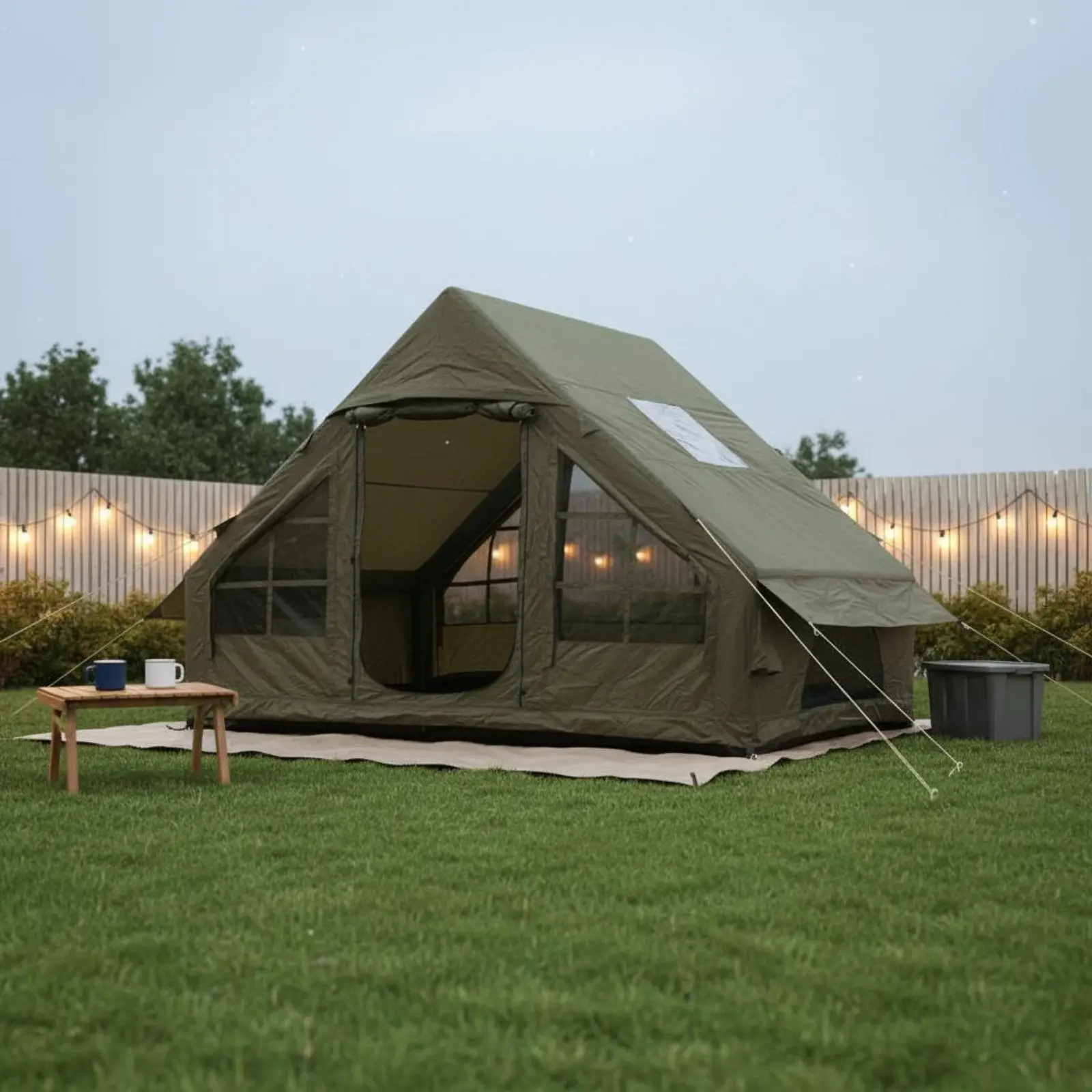 Inflatable Camping Tent Protection Automatic Instant Setup Tent Outdoor Shelter Windproof Waterproof for Beach - view 6