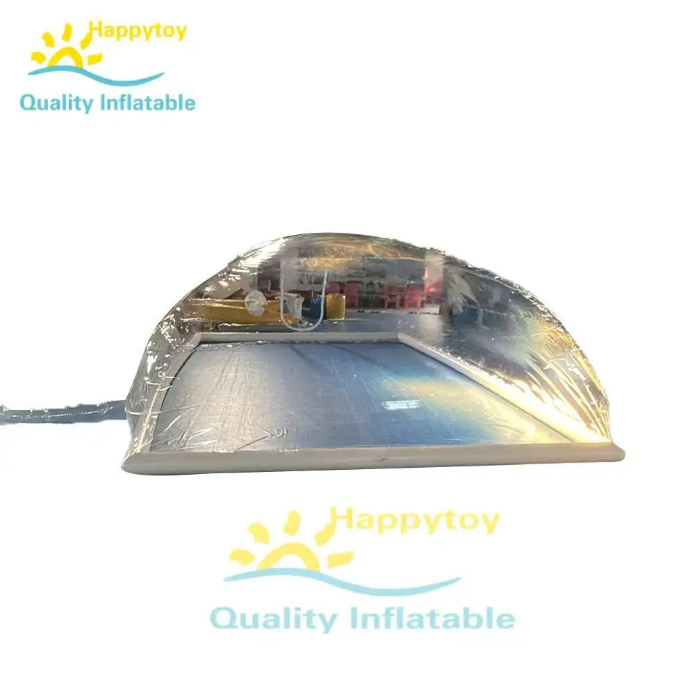 Erwärmendes transparentes, wasserdichtes, aufblasbares Schwimmzelt aus PVC für Pools
