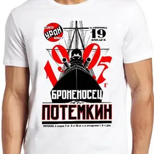 

Battleship Potemkin T Shirt B781 Poster Classic Russian Cinema Retro Cool Top Tee