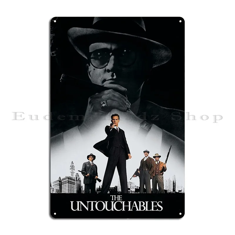 The Untochables 1987 Metal Signs Rusty Wall Cave Bar Cinema Custom Tin Sign Poster