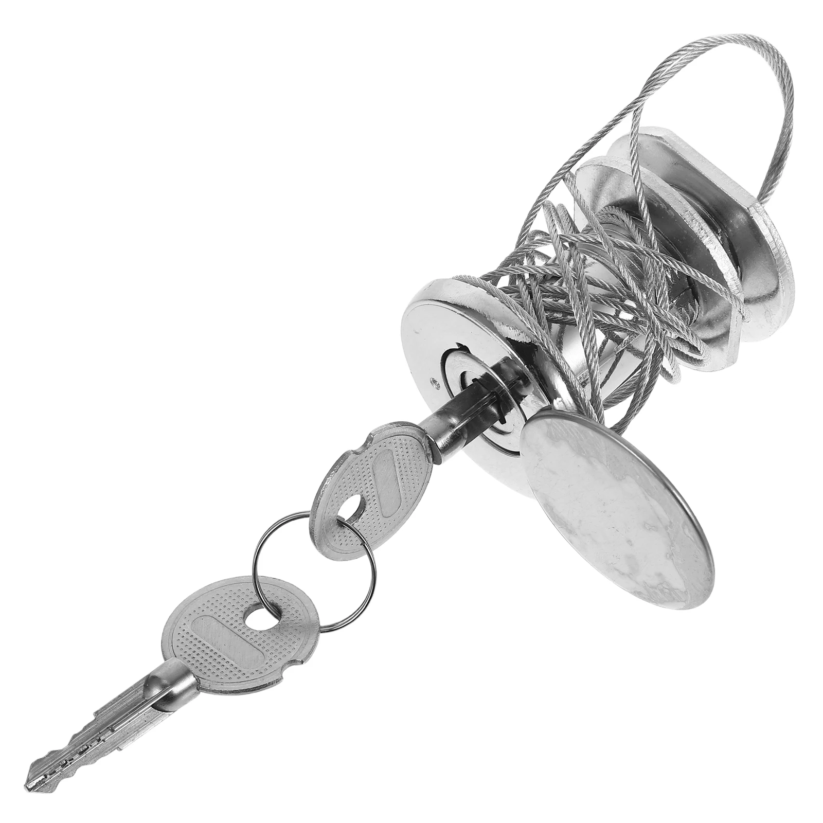 

1Set Garage Door Lock Heavy Duty Copper Core Steel Wire Emergency Release Anti Theft Weather Resistant Heavy Duty Cable Lock