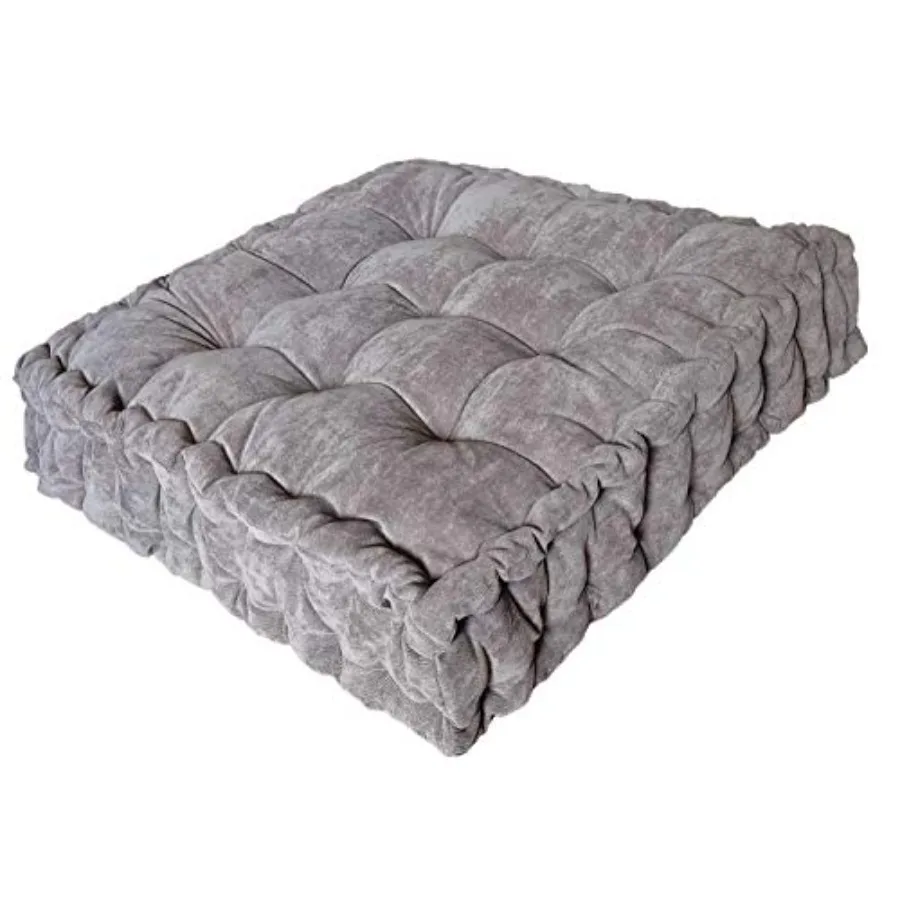 

Floor Pillow 25x25 Inch Square Meditation Cushion Floor Seating for Adults Oversized Tufted seat Cushion Reading Nook for Yoga