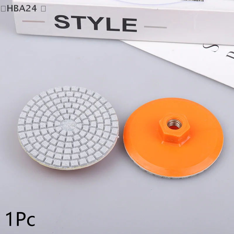 1pcs 80mm 3 Inch Polishing Pad Wet Dry Buff Disc Abrasive For Sanding  Granite Concrete Grinding Countertop Stone