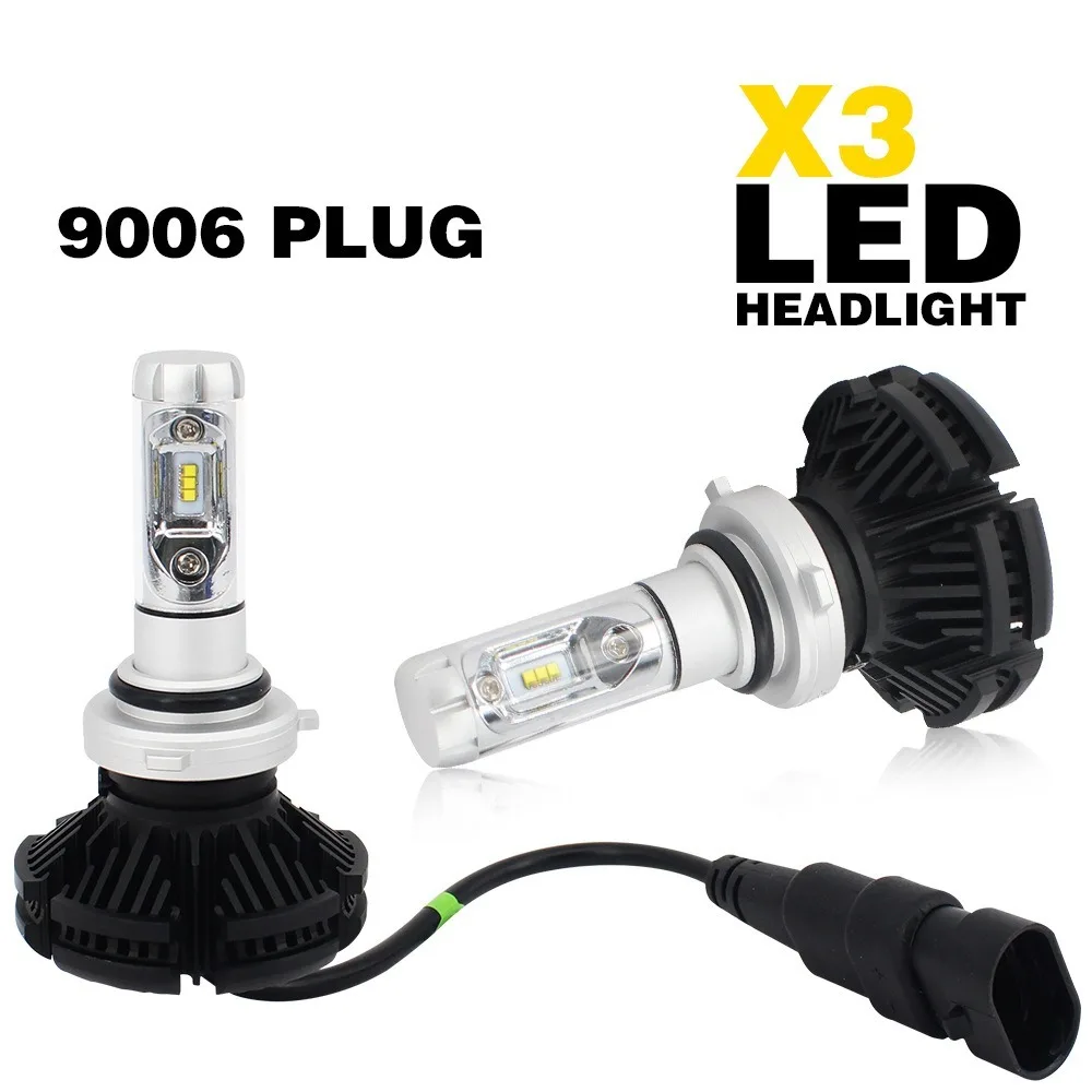 

12V 18W LED Headlight Bulbs H1 H3 H4 H7 H8 H11 HB3 HB4 H27 9005 9006 880 881 DIY Adjustable 3000K 6000K 6500K 8000K