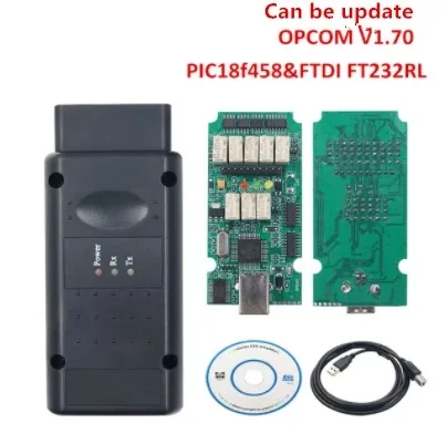 V1.99 OP-COM OBD2 Car Diagnostic Tool Full CAN BUS Support PIC18F458 FTDI Chip Auto Scanner Flash Firmware Update For Opel Vehic