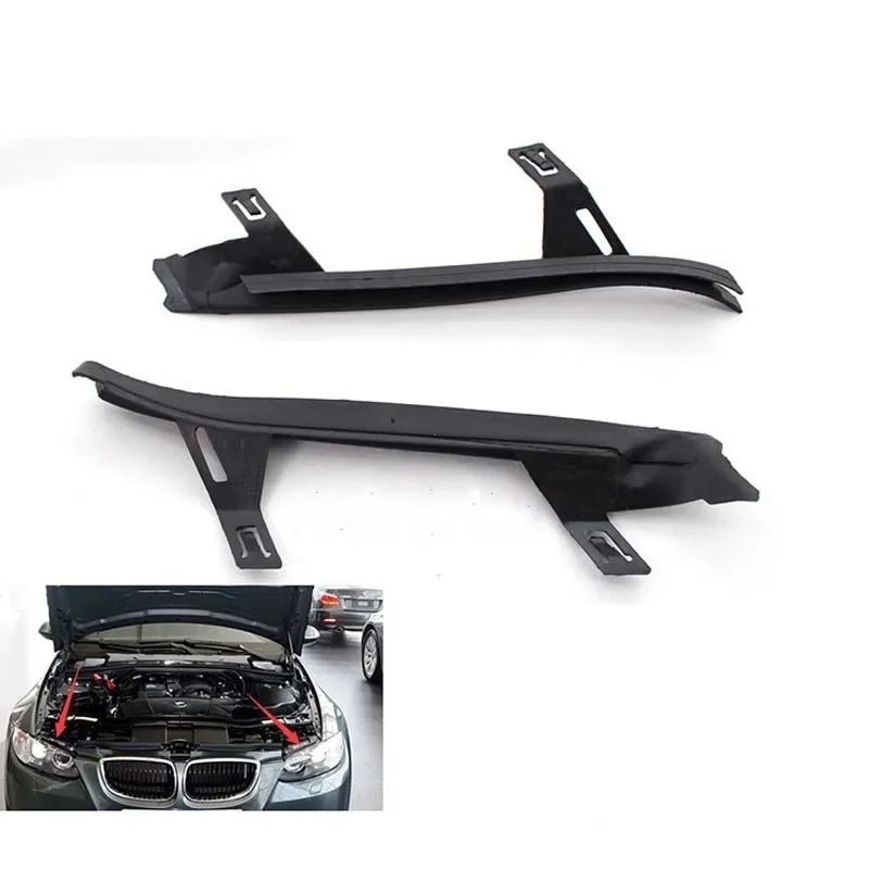 Headlight Gasket Seal Trim For BMW 3 Series E92 E93 2005‑2010 Head Lamp Upper Rubber Seal 63117174517/518 Headlight Cover Strip