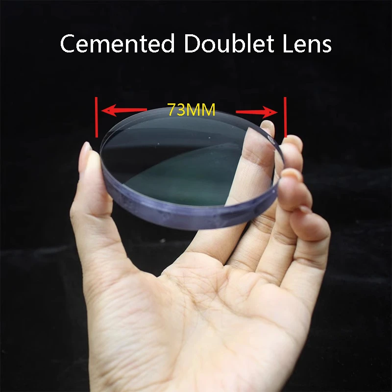 

Диаметр 73 мм, цементированная двойная линза, фокусная линза 400 мм, клеевая линза с зеленым покрытием для астрономического телескопа «сделай сам»