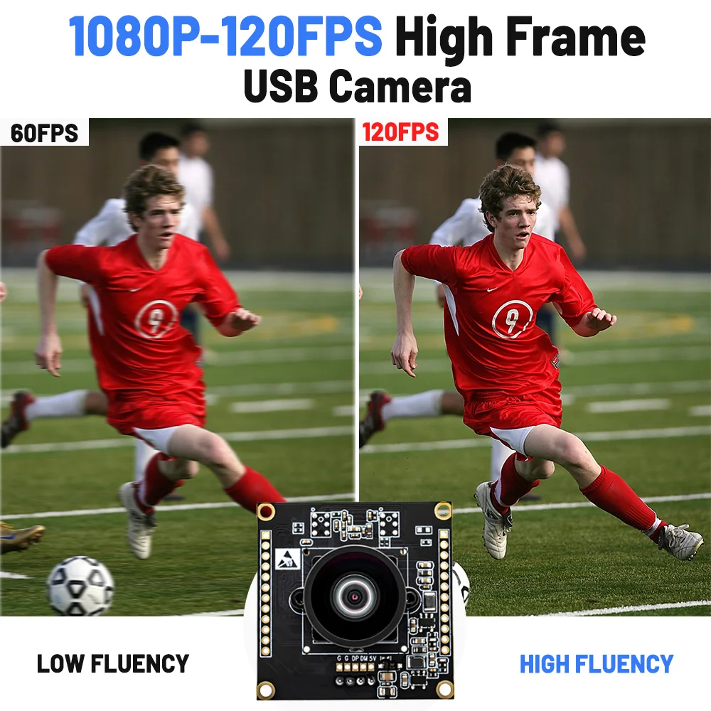 UHD 12MP USB Webcam 120FPS 1080P HD PC Webcam Plug And Play 1/2.3