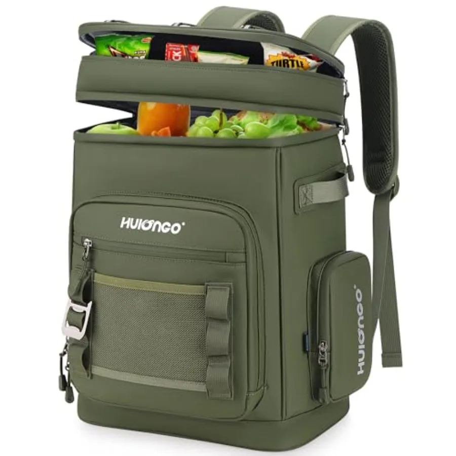 

Large Waterproof Insulated Cooler Backpack for Men and Women Leak Proof Cooler Backpack for Camping Beach Fishing Picnic Travel
