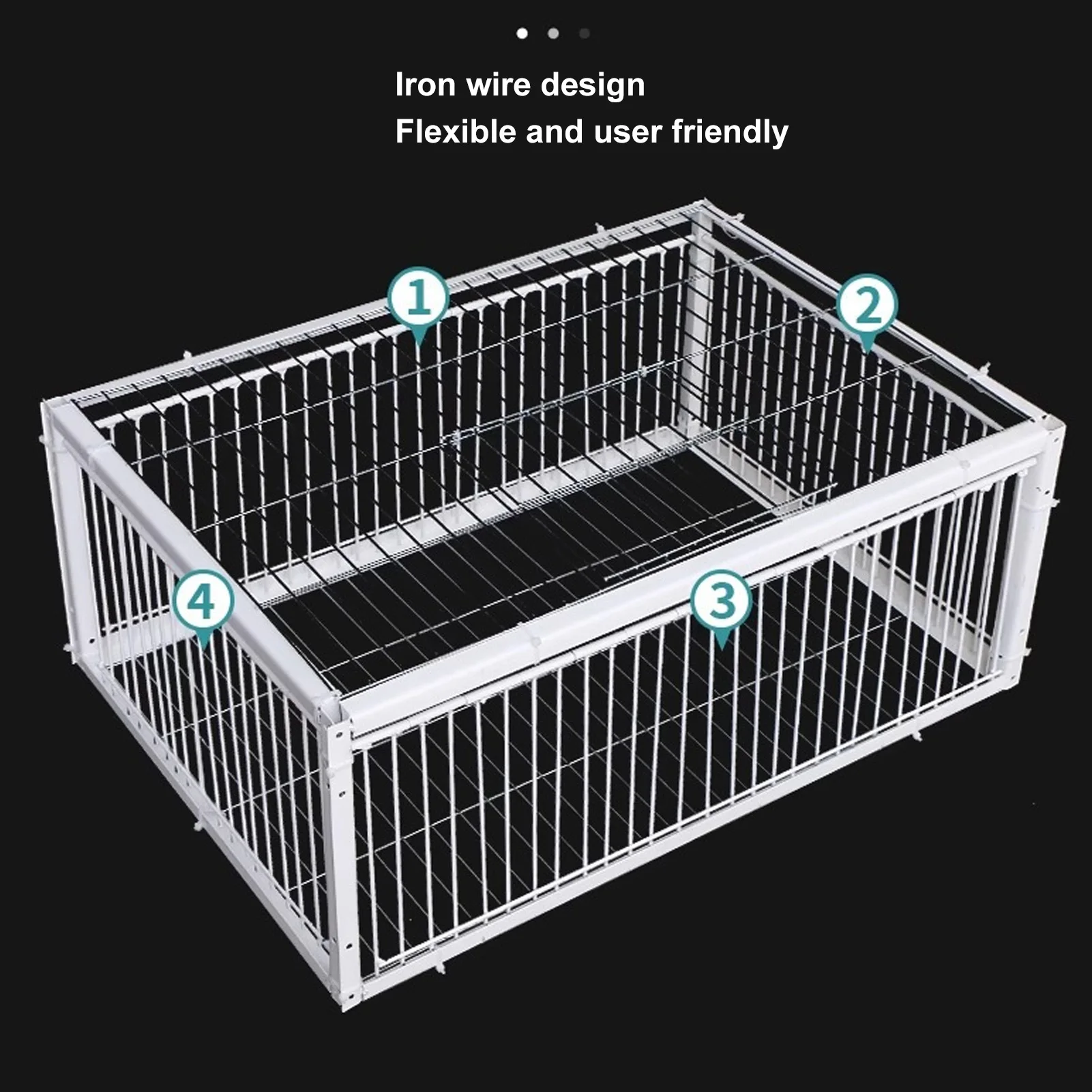 Bird Trap Cage Single Way Entry Portable Escape Proof Bird Animal Trap Cage Easy Assembly Versatile High Strength for Garden