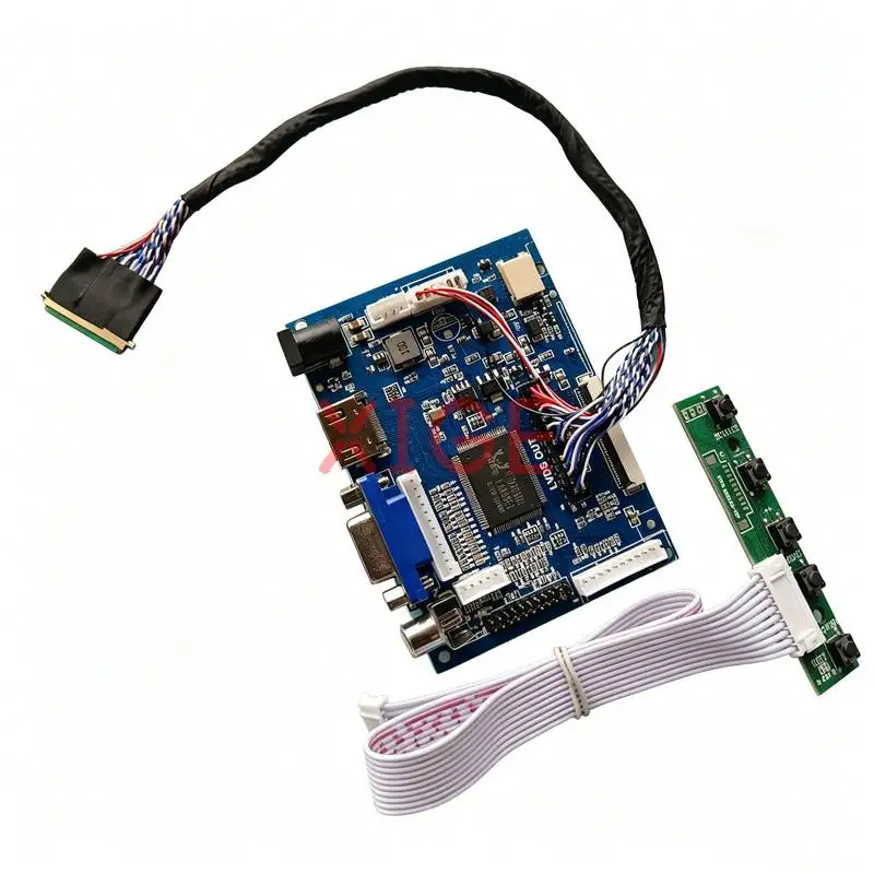

Drive Controller Board Fit N156BGE BT156GW02 BT156GW01 N156B6 1366*768 1366x768 40Pin LVDS Laptop Display Screen HDMI+VGA+AV Kit