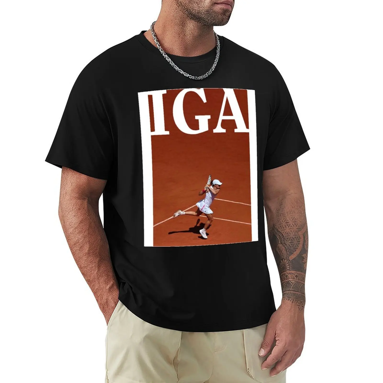 

Retro Iga Swiatek T-Shirt graphic tee shirt summer shirt mens graphic t-shirts funny