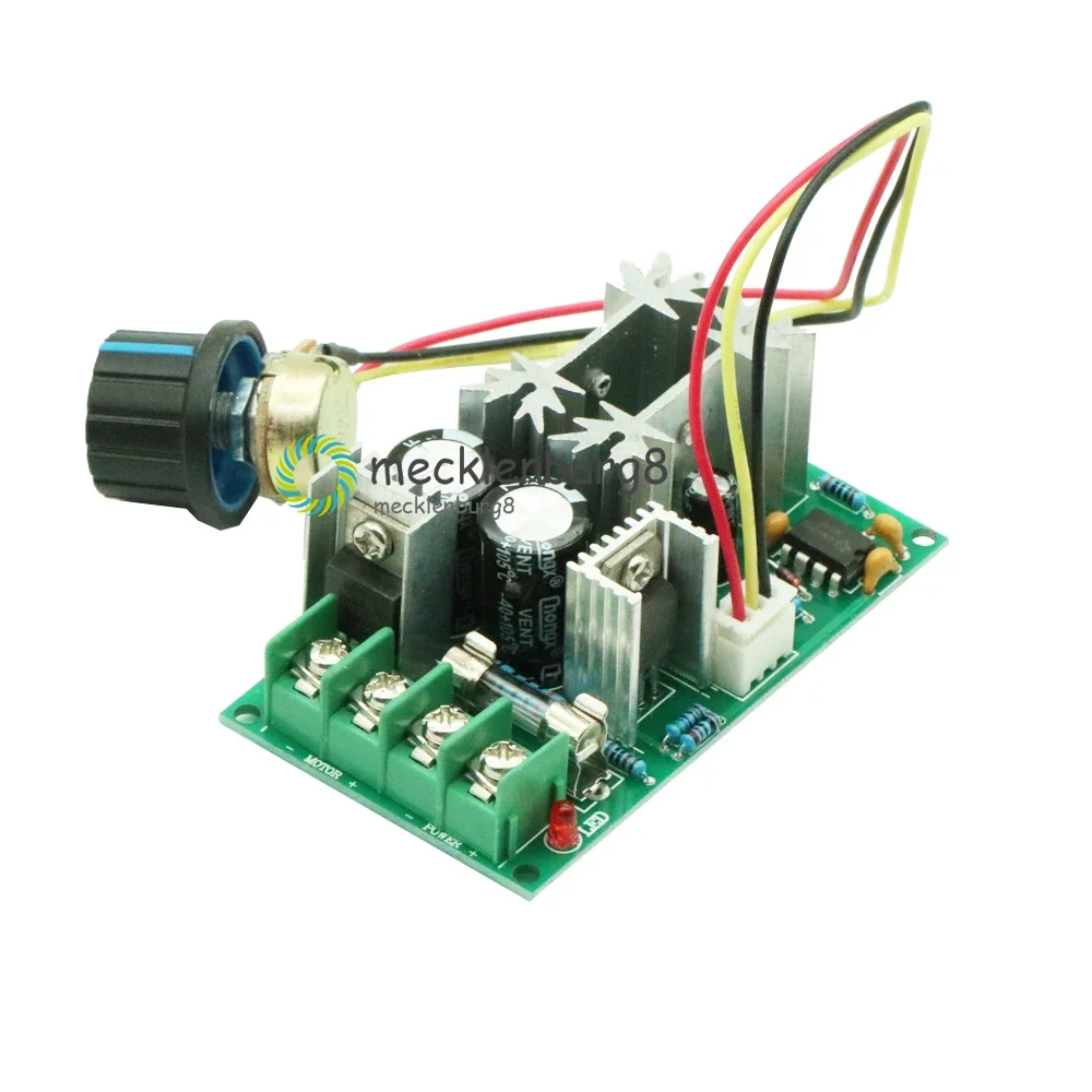 

DC10-60V DC 10-60V Motor Speed Control Regulator PWM Motor Speed Controller Switch 20A Current Regulator High Power Drive Module