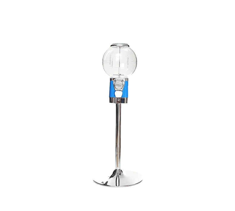 *Wholesale  Free Standing High Quality Capsule Toy Gumball Vending Machine Coin Operated Candy Dispenser Coin Change Return