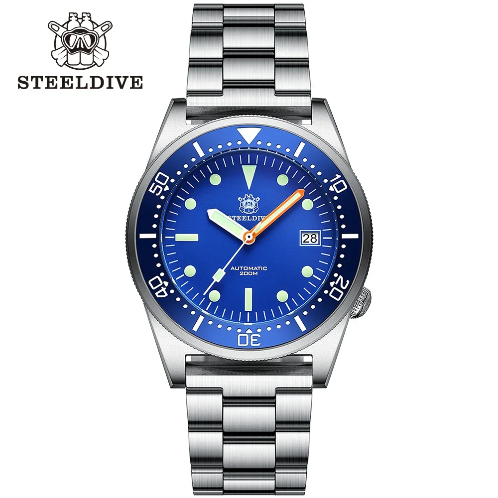 

SD1979 Upgraded Version 2020 Steeldive Signed Crown Ceramic Bezel 200m Water Resistant Mens Dive Watch