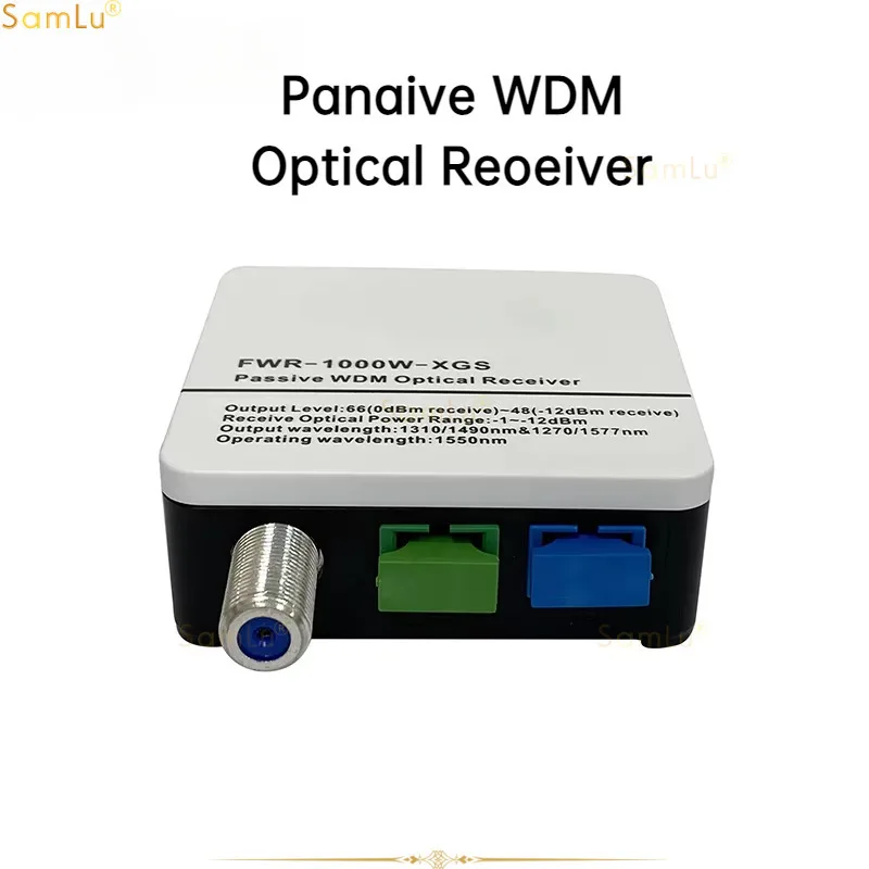 

Passive FFTX 10G XGS-PON WDM CATV Optical Receiver Mininode Panaive WDM Optical Reoeiver