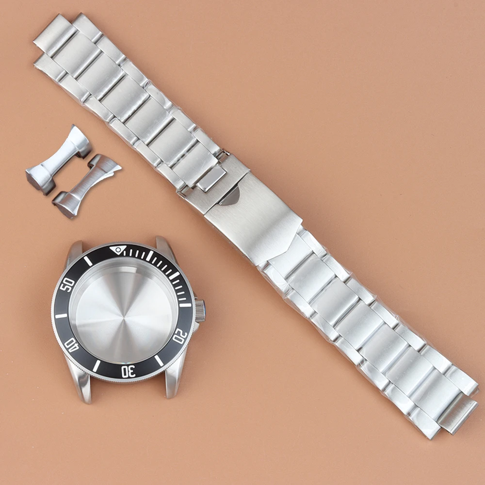 

Miyota 8215 Case 42.5mm For Pelagos Case Bracelet Sapphire glass Diving Watch Case Fit Seiko Miyota 8215 Movement 31.8mm Dial