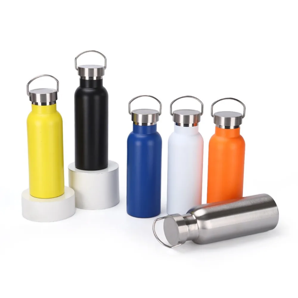 

304 Stainless Steel Vacuum Insulated Water Bottle Large Mouth Portable Thermos Flask for Outdoor Hiking Camping Sports Travel