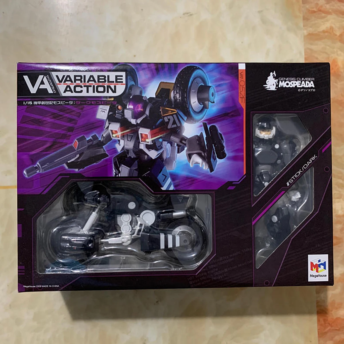 Original MegaHouse Macross Genesis Climber Mospeada Mode VR-052F  VR-041H VR-052T Action Figure