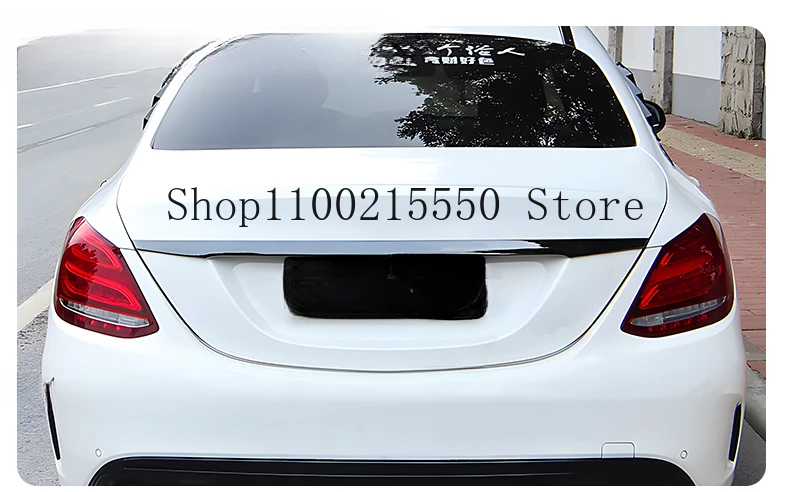 Rear Tailgate Trunk Lid Cover Trim For Benz C-Class C260L C200LE300LE260L CLS 2015-2024 Car Exterior Accessories