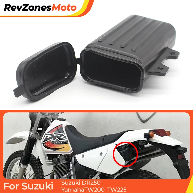 

Motorcycle Tool Box ABS Plastic for Suzuki DR250 Yamaha TW200 TW225 Repair Tool Bottle Storage Case