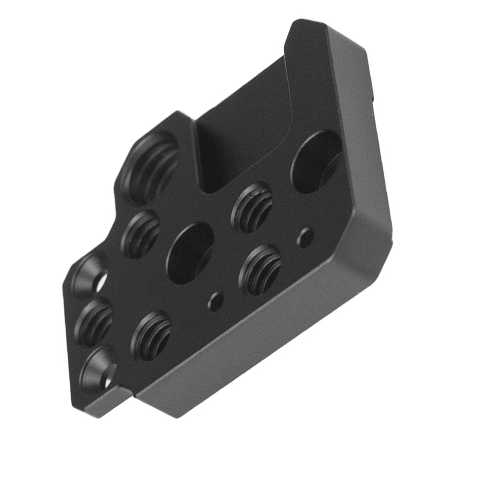 Camera Stabilizer Side Mount Plate with 1/4 3/8 Threads Cold Shoe Adapter Extension Bracket for DJI Ronin S SC RS2 RSC2 RS3
