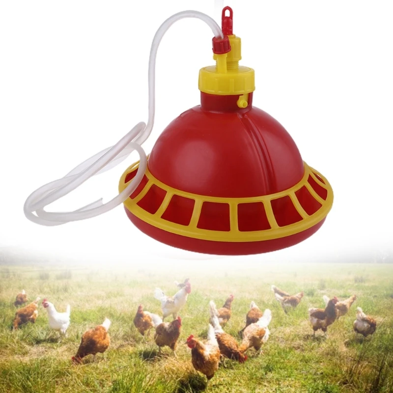 Chick Feeder Durable Plastic Poultry Feeder Fed Hanging Water Dispenser for Birds Poultry Easy to Clean DropShipping