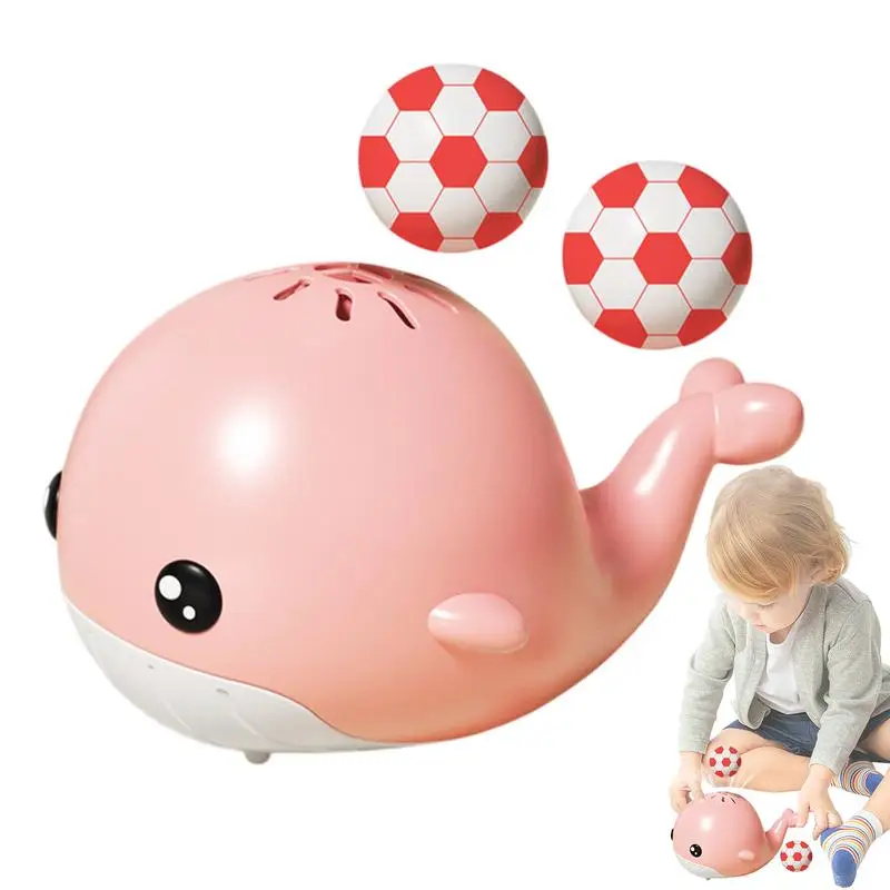 Electric Whale Floating Ball Toys Ball Blower Toddler Toy Creative Whale Ball Toy Balls Balancing Game Cute Balance Blowing Toys