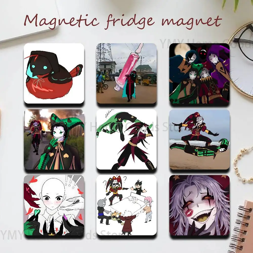Anime P-Pierrot H-Hehee Magnet Refrigerator Fridge Sticker for Home Decor DIY Wall Decor