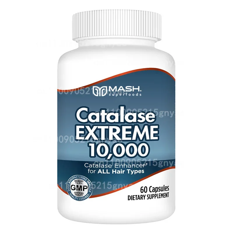 Catalase 30000 Supplement (60 Capsules) | Hair Supplement to Promote Strong Hair
