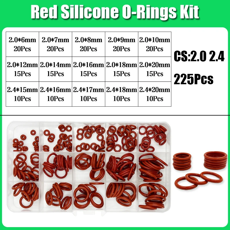 Variant: 225pcs  Sealing Ring