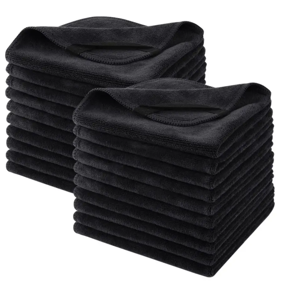 

Салфетки для лица из микрофибры Быстросохнущая мочалка 12 x 12 дюймов Впитывающая салфетка для мытья лица Мягкие салфетки для снятия макияжа