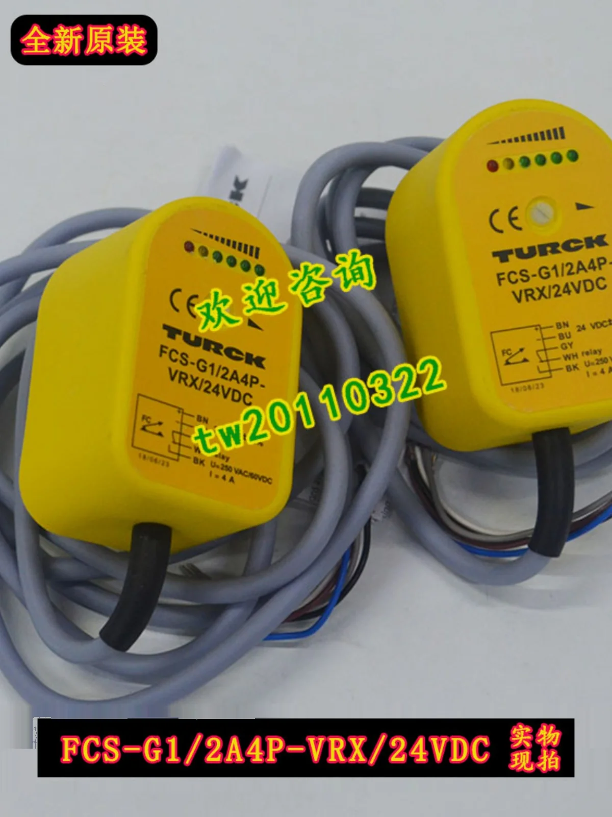 [Physical Photo] FCS-G1/2A4P-VRX/24VDC TURCK Flow Sensor From Germany