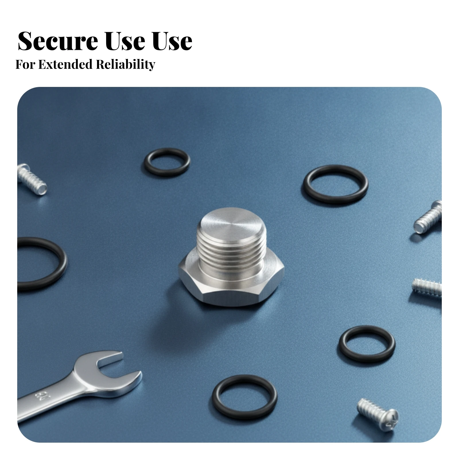 Corrosion-Resistant Stainless Steel Sensor Adapter M18 X 1.5 Hex Socket Plug Machined Finish M18 X 1.5 Sensor Adapter Plug