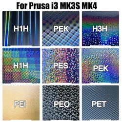 Build Plate for Prusa i3 MK3S Pei PEO PET Sheet MK4 Heat Bed Spring Steel Sheet PEI mk3 Plate H1H PEY for Prusa i3 MK2.5S MK3S+