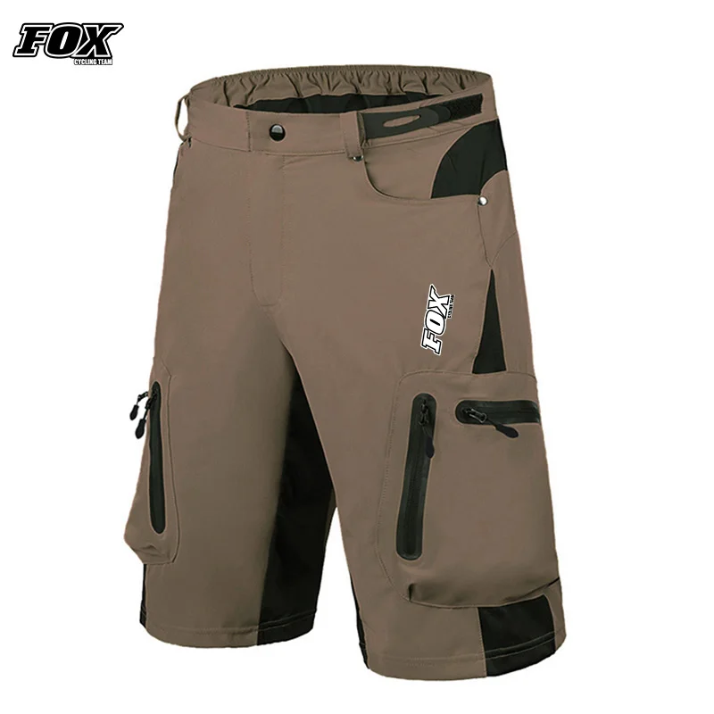 

Fox Cycling Team Summer Mtb Downhill Pants Breathable Men Shorts Bicycle Clothing Road Bike Motorcycle Cargo Bottoms Loose Fit