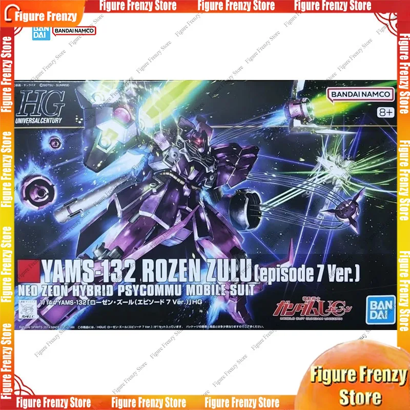 

Spot SaleIn Stock Genuine Bandai Gundam Mol Kit HGUC 1/144 YAMS-132 Rozen Zulu Episo 7 Anime Action Figure Collection Mol Toys G