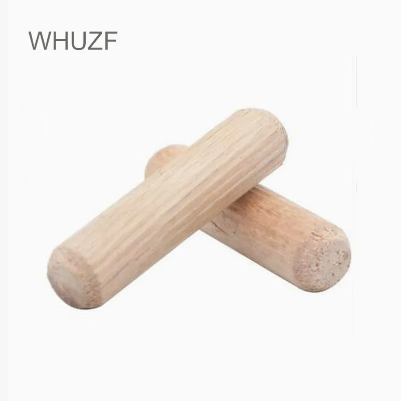 WHUZF M6/M8/M10 * L mm cassetto per tasselli in legno cassetto tondo scanalato artigianato in legno perni di centraggio aste Set mobili raccordo