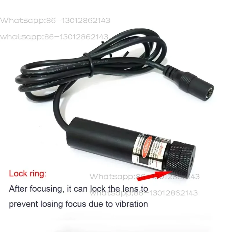 Dot/Line/Cross 650nm 100mW 200mW Red Laser Module DC5V for Woodwork Cutting Bed Marking