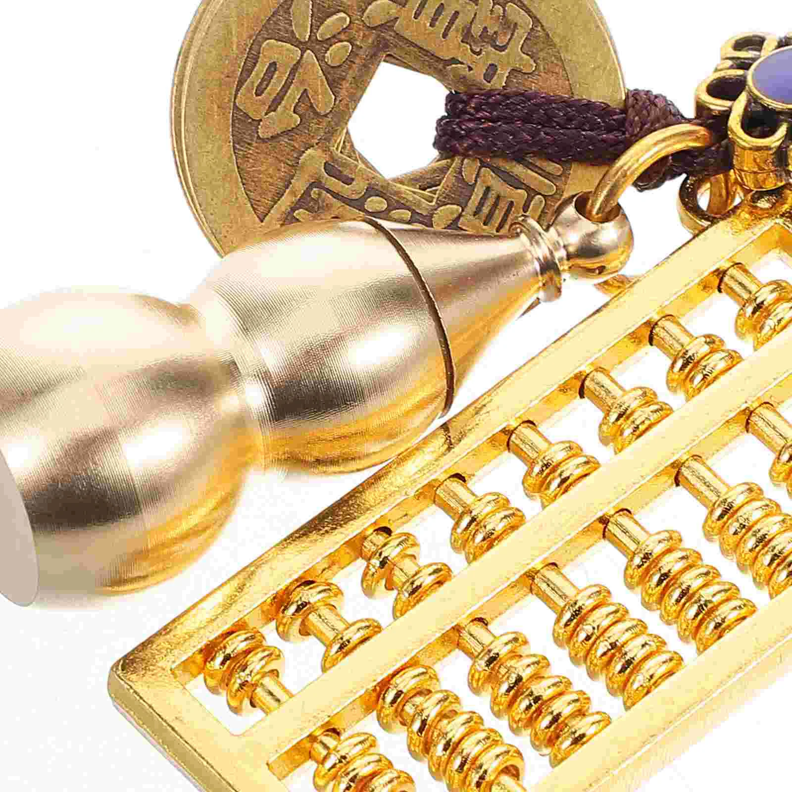 Decorative Abacus Keychain Pendant Creative Metal Key Ring Car Key Chain Metal Key Ring Backpack Keychain Vintage Keychain Bag O