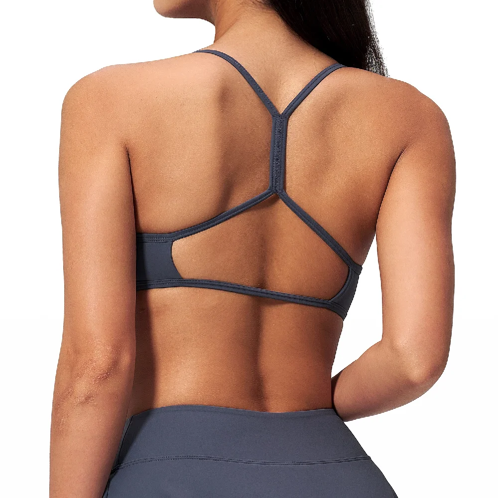 Summer Shockproof Sports Bra Female Beautiful Back Yoga Bra Gym Fitness Underwear Women Cross Back Straps Fitness Yoga Underwear