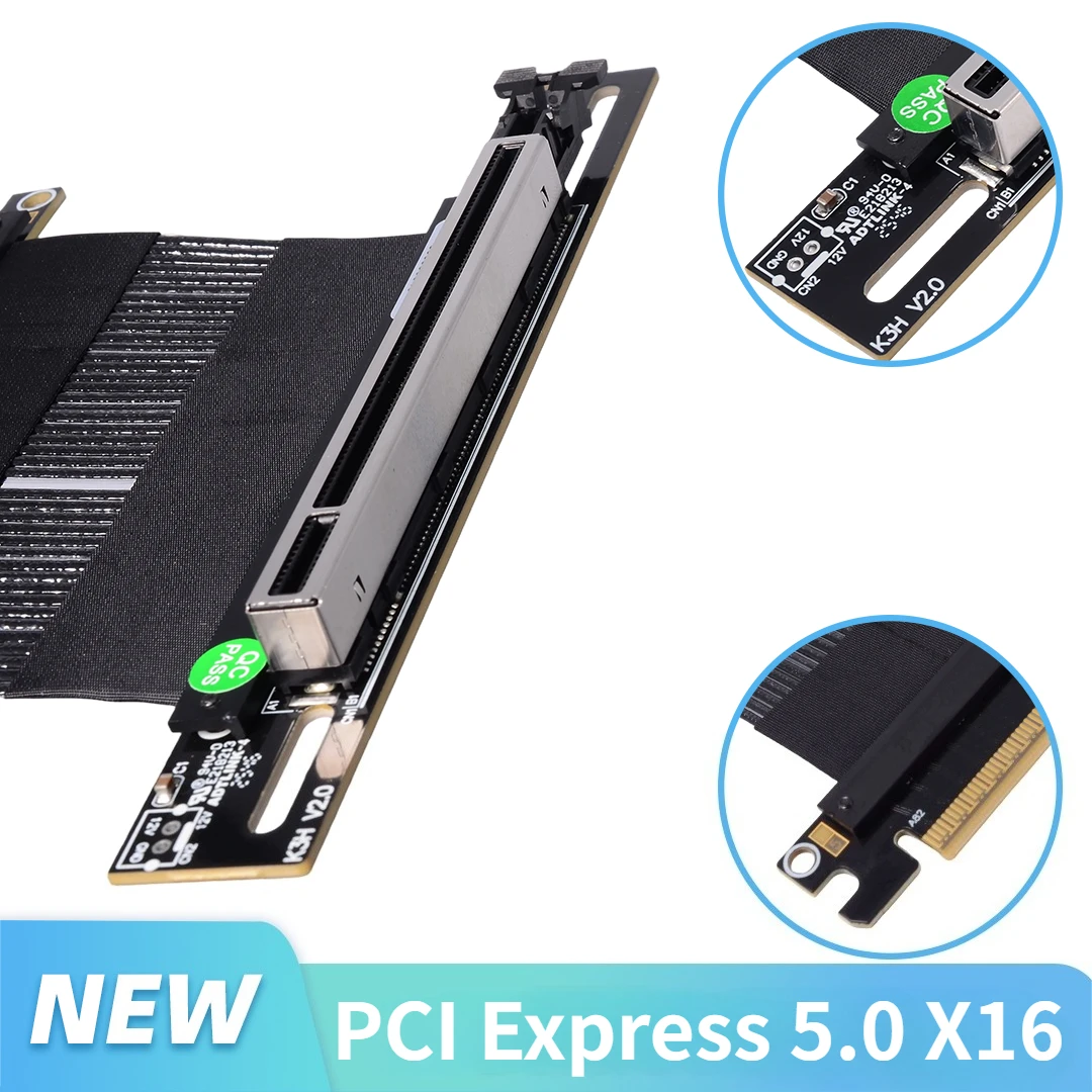 cable-d'extension-premium-pcie-50-x16-vers-x16-pour-chassis-pc-atx-cable-de-carte-graphique-pci-e-50-x16-pleine-vitesse-512g-bps