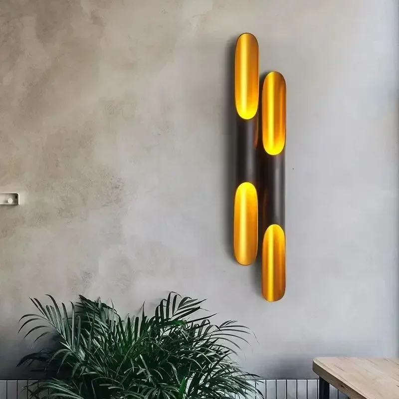 

Modern LED Wall Lamp Long Bar Scone Home Decor Living Room Bedroom Minimalist Wall Light Bedside Background Interior Lighting