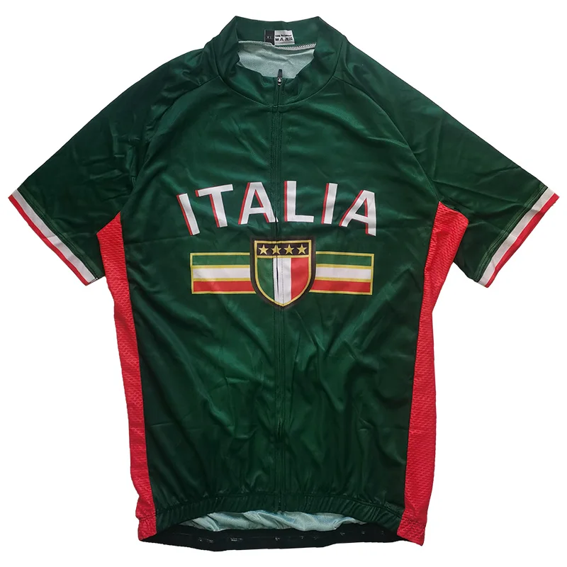 

Summer Italia Man Cycling Jersey Bike Italy Bicycle Clothes Short Top MTB T-Shirt Road Sport Jacket Wear Top Motocross Riding