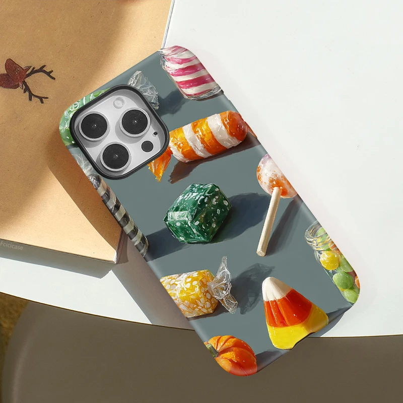 Fcicicase Hard PC Matte Phone Case for iPhone 17 Air 16 15 14 Plus 13 12 11 Pro Max for Magsafe Magnetic Luxury Painting Cover