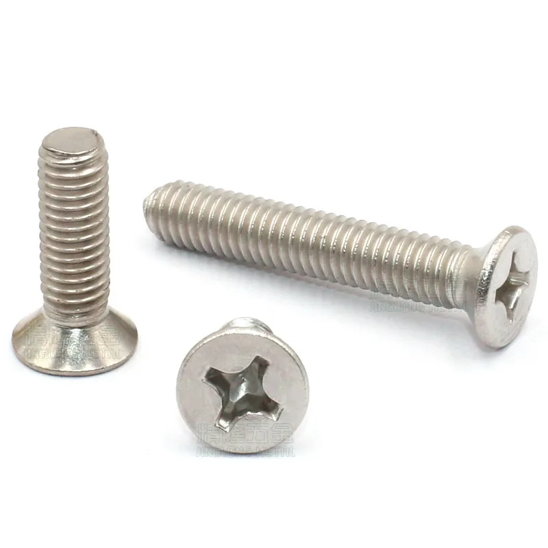 5Pcs M5*8/10/12/14/16/18/20-50mm 304 Stainless steel Cross Phillips Flat Countersunk Head Machine Screw Bolt